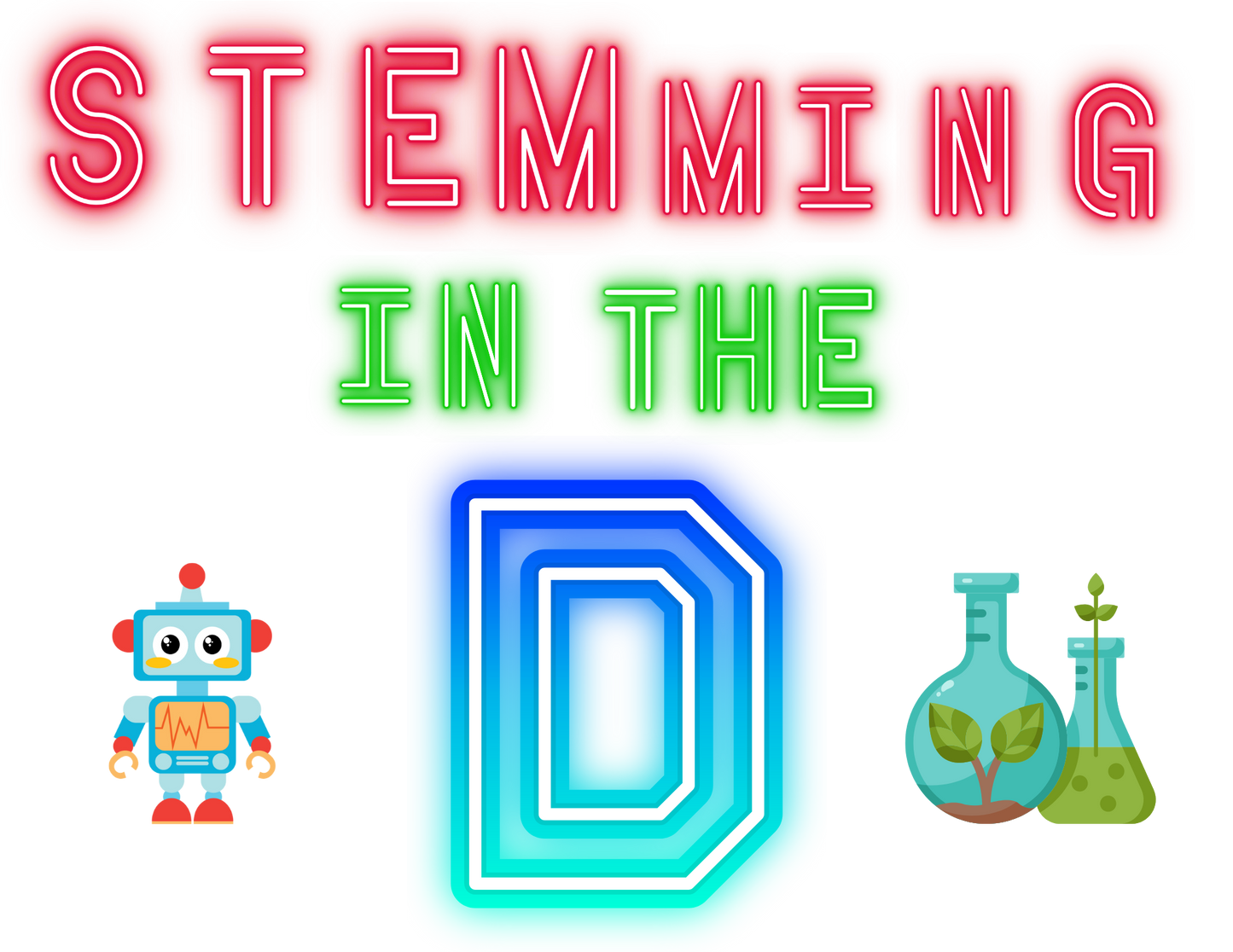 STEMming in the D T-shirt WHITE